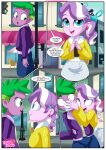 bbmbbf comic diamond_tiara diamond_tiara_(eg) equestria_girls equestria_untamed hasbro my_little_pony palcomix purple_love_slave_(comic) spike spike_(eg)