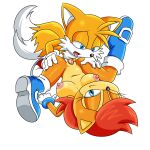 1boy 1girl anthro breasts chipmunk fox furry ground_squirrel miles_"tails"_prower missionary nipples nude penis sally_acorn sega sex sonic_the_hedgehog_(series) sonicguru tagme vaginal