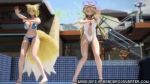 2girls bathing_suit bikini fox gif multiple_girls touhou