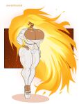 annon big_ass big_breasts blonde_hair hourglass_figure humanized my_little_pony princess_celestia very_long_hair