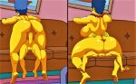 anus ass bart_simpson cowgirl_position erect_nipples erection huge_breasts huge_penis incest marge_simpson mom_son mother's_duty mother_and_son nude shaved_pussy the_simpsons thick_thighs vaginal