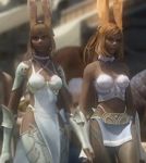 2girls breasts bunnygirl dark_skin final_fantasy final_fantasy_xii multiple_girls viera