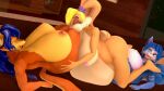 anal_vore breast_expansion captamis carmelita_fox crossover krystal lola_bunny looney_tunes nintendo sly_cooper_(series) sony_interactive_entertainment space_jam star_fox tagme vore warner_brothers