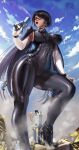 1girl 1girl bayonetta bayonetta_(character) big_breasts black_hair breasts female_only high_res mature mature_female sega short_hair solo_female video_game_character video_game_franchise witch