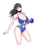 1girl alluring big_breasts bikini black_hair crystal_ball escape1111 hot namco orb sexy tekken tekken_7 tekken_tag_tournament_2 zafina zafina_(tekken)