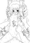 black_and_white bondage breasts pussy tickling
