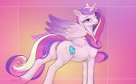 1girl 2014 alicorn anus arareroll ass butt cutie_mark equine female female_only friendship_is_magic fur furry hair horn horse mammal multicolored_hair my_little_pony pink_fur pony princess_cadance pussy realistic royalty solo tail tongue tongue_out winged_unicorn wings