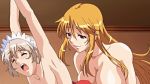  anal apron big_breasts blush bouncing_breasts breasts crossdressing desk dildo from_behind furyou_ni_hamerarete_jusei_suru_kyonyuu_okaa-san_the_animation gif handjob hentai incest mother_and_son panning_down pegging penis reach_around stockings 