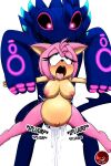  1boy 1girl ahegao amy_rose anal big_breasts blush cum cum_drip cum_inflation dexstar hedgehog monster sega sex sonic_the_hedgehog_(series) stomach_bulge sweating 