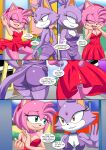 1girl 1girl amy_rose ass bbmbbf blaze_the_cat burning_love edit female_only mobius_unleashed palcomix sega sega sonic_the_hedgehog_(series) yuri