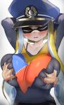 agent_3_(splatoon) big_breasts breast_grab breasts huge_breasts inkling jtveemo lactation lactation_through_clothes nintendo peronattu splatoon splatoon_(series) splatoon_3