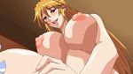  ass_grab big_breasts blush bouncing_breasts breasts crossdressing dildo furyou_ni_hamerarete_jusei_suru_kyonyuu_okaa-san_the_animation gif hand_on_ass hentai incest mother_and_son pegging sweat 