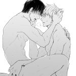  2boys jujutsu_kaisen male male_only romantic_ambiance satoru_gojo toji_fushiguro yaoi yaoi 