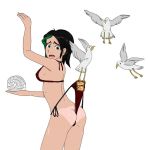 1_girl ass bikini bikini_pull bird side-tie_bikini sideboob tanline wedgie