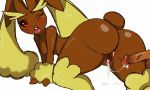 1girl after_sex cum cum_string furry insemination lightsource lopunny pokemon pokemon_(anime) pokemon_(game) pokemon_dppt