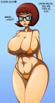 alcasar-reich alcasar-reich_(artist) big_breasts bikini breasts cleavage female scooby-doo solo swimsuit velma_dinkley