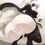 android anus ass big_ass blindfold breasts cameltoe clothed_female dat_ass emotionless expressionless female female_focus female_only huge_ass looking_back medium_breasts mole mole_under_mouth nier nier:_automata open_mouth robot robot_girl short_hair shown solo solo_female solo_focus tagme video_game_character video_game_franchise yorha_2b yorha_no._2_type_b