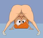  1girl anus ass big_ass black_eyes butthole cartoon_network debbie_turnbull downward_dog female_only impstripe milf nude nude_female orange_hair pussy robotboy source_request white_shoes 