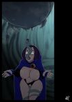 all_the_way_through alternate_breast_size dc_comics gammanor nipples penetration raven_(dc) tagme teen_titans tentacle