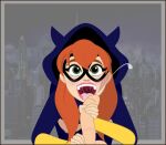 artist_request barbara_gordon batgirl cum dc_comics dc_super_hero_girls dc_super_hero_girls_(2015) ejaculation handjob male/female penis pov solo_focus source_request