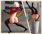  atomic_wedgie coxxy elastigirl helen_parr the_incredibles trash_can wedgie 