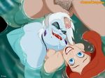 cartoonvalley.com disney helg_(artist) prince_eric princess_ariel the_little_mermaid ursula watermark web_address web_address_without_path witch