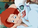 cartoonvalley.com disney helg_(artist) prince_eric princess_ariel the_little_mermaid ursula watermark web_address web_address_without_path witch