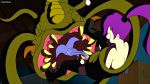  chainmale futurama imminent_vore kicking nude_female tentacle_monster topless_(female) turanga_leela 