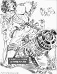 2010 a_new_hope julius_zimmerman_(artist) monochrome princess_leia_organa r2-d2 star_wars stockings