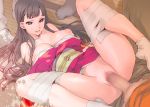  1girl amagi_yukiko atlus bdsm black_eyes black_hair bondage bound bound_legs breasts censored clenched_teeth ikeda_usao japanese_clothes kimono long_hair nipples penis persona persona_4 puffy_nipples pussy rape saiki_keita sex solo_focus teeth vaginal 