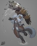  antlers banbaro furry monster_girl monster_hunter:_world muhut 