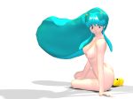  ass beautiful breasts cute long_hair looking_at_viewer lum_invader mmd nude png pretty urusei_yatsura 