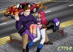  big_ass butt_butt dc dcau palcomix raven_(dc) spank spanked spanking starfire teen_titans 