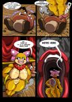  big_breasts comic english_text goomba loonyjams quest_for_power_(loonyjames) super_mario_bros. text wendy_o._koopa 