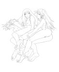  3girls ass bare_shoulders barefoot breasts closed_eyes demon_girl earrings feet feet_together female fingering group_sex hair highres hime_cut hoop_earrings horn incest jewelry kairuhentai kneepits kneesocks_(psg) kneesocks_daemon legs lineart long_hair looking_at_viewer love_train moaning monochrome multiple_girls nude nude_female open_mouth panty_&amp;_stocking_with_garterbelt panty_(psg) panty_anarchy pointy_ears ponytail pussy sex siblings sister sisters soles stocking_(psg) stocking_anarchy threesome toes uncensored white_background yuri 