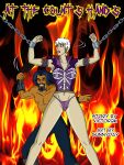  at_the_count&#039;s_hands bound chains comic count_marzo couple cover_page evil-lyn he-man_and_the_masters_of_the_universe hetero nsfw paddle shackles spanked spanked_butt spanking spanking_paddle 