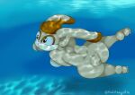 1girl anthro ass breasts dat_ass freediving furry mature_female milf nude sega skinny_dipping sonic_the_hedgehog_(series) sonic_x swimming tagme the1stmoyatia underwater vanilla_the_rabbit