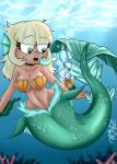 1girl covered_nipples disney disney_channel disney_xd humanoid jackie_lynn_thomas mermaid pasties sea star_vs_the_forces_of_evil swimming underwater water zaicomaster14