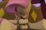 3d autofellatio cgi closed_eyes equine female feral fluttershy friendship_is_magic fruitymilk futanari gif hair horse loop mammal masturbation my_little_pony oral pegasus penis pony sitting solo source_filmmaker testicles wings