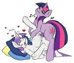  2girls cum_inflation female female_only futa_on_female futanari heart horn incest mother_and_daughter multiple_girls multiple_hearts my_little_pony source_request stomach_bulge tongue twilight_sparkle_(mlp) twilight_velvet zajice_(artist) 