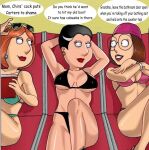 barbara_pewterschmidt bikini family_guy lois_griffin meg_griffin sexy