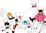 android_18 bulma_briefs chichi dende dragon_ball_z female gotenks gyumao krillin master_roshi mr_popo oolong ox_king videl