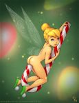 ass candy_cane disney fairy joe_randel_(artist) nude peter_pan tagme tinker_bell wings