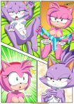 amy_rose bbmbbf blaze_the_cat burning_love mobius_unleashed palcomix sega