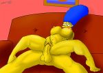 homer_simpson marge_simpson tagme the_simpsons yellow_skin