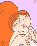 blush breasts crossover erect_nipples erection fellatio freckles hair jack_spicer lick licking licking_penis long_hair male/female nipples nude oral orange_hair paizuri penis powerpuff_girls princess_morbucks princesscallyie smile tongue tongue_out white_skin xiaolin_showdown