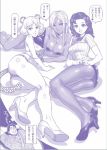 3guys ass big_ass big_breasts breasts katahara_sayaka kengan_ashura panties revealing_clothes underwear