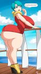 bulma_brief dragon_ball_super gigantic_ass gigantic_breasts hourglass_figure ultiblackfire