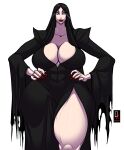 gigantic_ass gigantic_breasts hourglass_figure morticia_addams osmar-shotgun the_addams_family