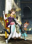 2girls big_ass loloasd_(artst) midna multiple_girls princess_zelda spank spanked spanking the_legend_of_zelda twilight_princess